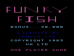 Emerson Arcadia 2001 Games > Funky Fish :: Emu-Land.net