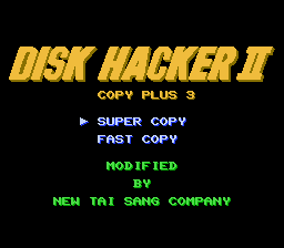 Famicom Disk System Games > Disk Hacker II: Copy Plus 3 :: Emu-Land.net