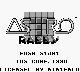 Game Boy Games > Astro Rabby :: Emu-Land.net