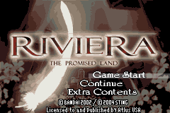 GBA - Riviera The Promised Land (Complete in Box / A / With Manual