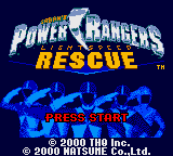 Игры Game Boy Color > Power Rangers: Lightspeed Rescue :: Emu-Land.net