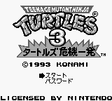 Game Boy Games > Teenage Mutant Ninja Turtles III: Radical Rescue ...