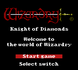 Wizardry III - Knights of Diamonds