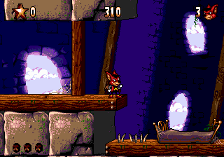 Aero The Acro-Bat Sur SEGA Megadrive - Cartouche PAL Seulement - Bon état