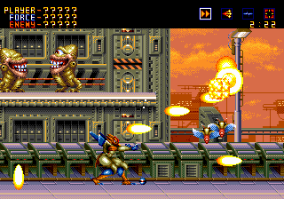 Игры Sega Mega Drive / Genesis > Alien Soldier :: Emu-Land.net