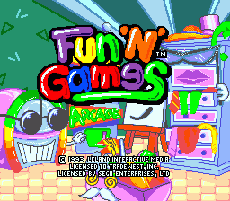 Sega Genesis (Mega Drive) Games > Fun 'n' Games :: Emu-Land.net