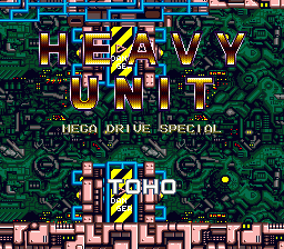 Sega Genesis (Mega Drive) Games > Heavy Unit: Mega Drive Special :: Emu ...