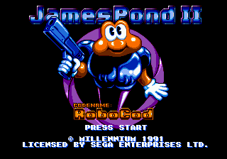 Sega Genesis (Mega Drive) Games > James Pond II: Codename: RoboCod ...