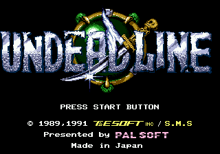 Sega Genesis (Mega Drive) Games > Undead Line :: Emu-Land.net