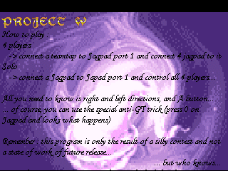 Atari Jaguar Games > Project W :: Emu-Land.net