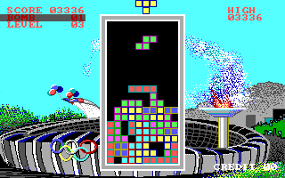 Tetris (bootleg of Mirrorsoft PC-XT Tetris version)