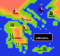 NES Games > Battle of Olympus, The :: Emu-Land.net