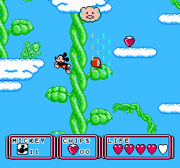 Игры Nes   Dendy > Mickey Mouse Iii: Yume Fuusen :: Emu-land.net