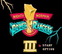 NES Games > Mighty Morphin: Power Rangers III :: Emu-Land.net