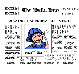 NES Games > Paperboy :: Emu-Land.net