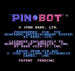 Игры NES / Dendy > Pin Bot :: Emu-Land.net