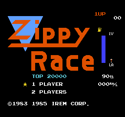 NES Games > Zippy Race :: Emu-Land.net