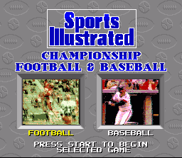 Sports Illustrated - Championship Football & Baseball