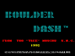 Игры ZX Spectrum > Boulder Dash V (1992)(Too Trek Moscow S.N.G.) :: Emu ...