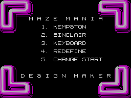 ZX Spectrum Games > Maze Mania (1989)(Rack-It) :: Emu-Land.net