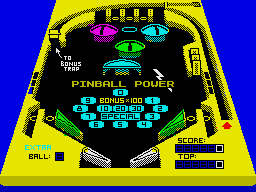 ZX Spectrum Games > Pinball Power (1989)(Mastertronic Plus) :: Emu-Land.net
