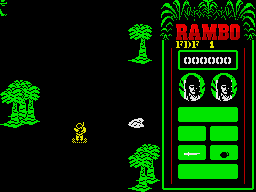 ZX Spectrum Games > Rambo (1985)(Ocean Software) :: Emu-Land.net